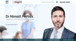 Desktop Screenshot of chirurgiemaxillo.com